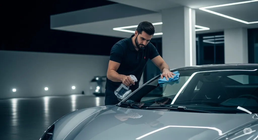 Premium night car cleaning service